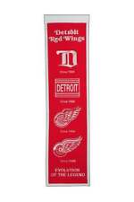 Detroit Red Wings EMBROIDERED WOOL HERITAGE BANNER 8"X32" NHL LICENSED