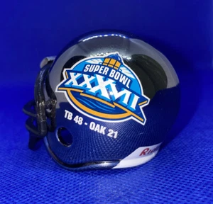 Super Bowl XXXVII 37 Riddell Pocket Chrome Helm - Tampa Bay Buccaneers NFL - Bild 1 von 13