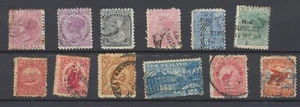 New Zealand Stamps 1878 - 1901; Used selection - see description for details - Picture 1 of 1