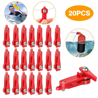 20 Pcs Heavy Tension Snap Release Clips for Weight Planer Board Kites Downrigger - Image 1 of 4