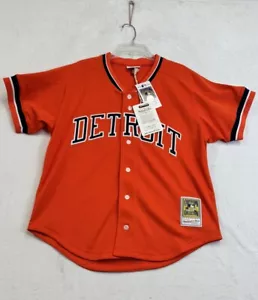 Detroit Tigers Kirk Gibson #23 Mitchell & Ness Orange Authentic Mesh BP Jersey - Picture 1 of 8