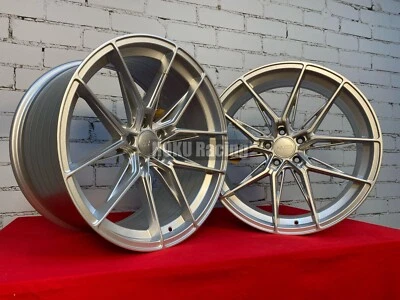 4X Llantas 19" HAXER HX036 5X120 cóncavas PLATEADAS aptas para BMW F06 F10 F30 F32 - Imagen 1 de 4