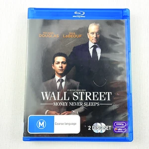 Wall Street (Blu-ray, 2011, 2-Disc Set) Region B Michael Douglas & Shia LaBeouf - Foto 1 di 8