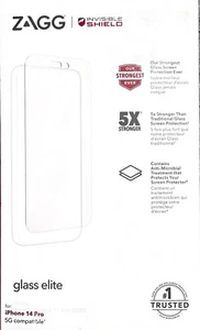 ZAGG Apple iPhone 14 Pro InvisibleShield Glass Elite AM Screen Protector - Picture 1 of 5