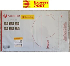 10 - Pack Australia Post Medium Express Prepaid Flat Rate Satchels - Picture 1 of 1