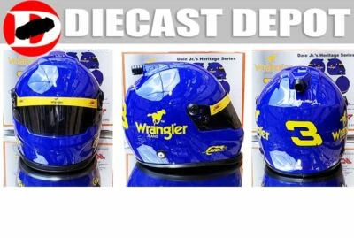 DALE EARNHARDT JR WRANGLER #3 HERITAGE SERIES 1/2 SCALE MINI REPLICA HELMET - Image 1 of 2