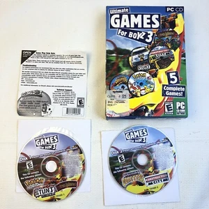 2005 Dino Island Stunt Pokemon Team Turbo PC CDRom Games For Boyz 3 Big Box Rare - Picture 1 of 18