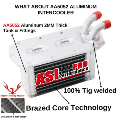 Upgraded Intercooler For UTV Polaris XP Turbo S Pro XP Turbo Replacement 1240930 - Image 1 of 4