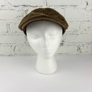 Stetson Brown Flat Newsboy Hat S/M - Picture 1 of 8