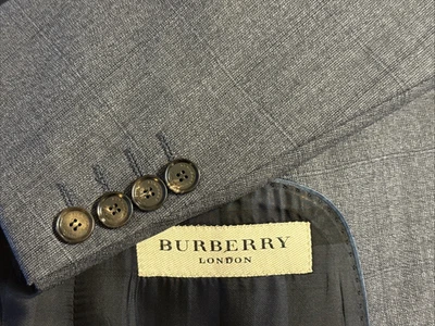Burberry London MILBURY Plaid  Jacket Blazer Sport Coat Wool 48UK, 38US Mint - Image 1 of 4