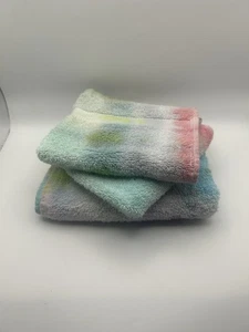 Set asciugamani e salviette riciclati con cravatta a mano 3 pezzi - Foto 1 di 7