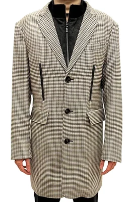 Paisley & Gray Men's Alexander Coat Removable Bib Brown & Green Hound  XXL NWT - Image 1 of 4