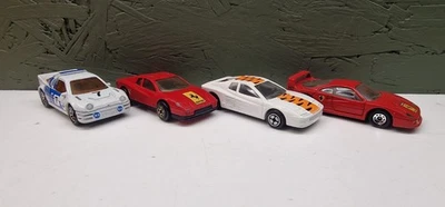 Matchbox Ferrari F40 Testarossa Ford RS200 Corgi Ferrari Testarossa 1/64 Scale - Image 1 of 4