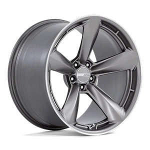 20x9.5 American Racing TTF Matte Anthracite Mach Wheels 5x4.5 (32mm) Set of 4 - Picture 1 of 5