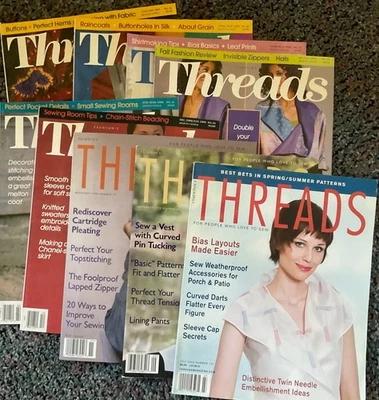 Threads Magazine Various 1998 to 2003 Lot of 9 Issues - Image 1 of 4
