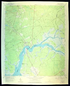 Cainhoy Map Charleston County South Carolina Parker Island Point Hope Wando - Picture 1 of 9