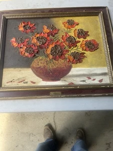 AUTHENTISCHES ORIGINAL DREIDIMENSIONALES ÖLGEMÄLDE DER KÜNSTLERIN GLORIA LUTIE SMITH - Bild 1 von 8