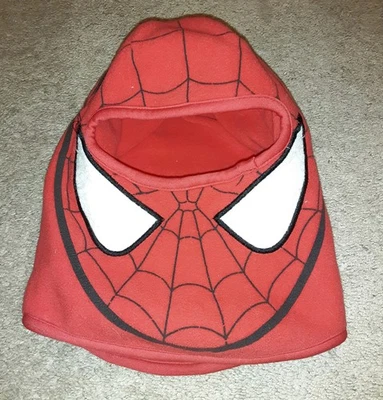 2010 Niños Spiderman Spider Sense Man Marvel Rojo Tejido Invierno Sombrero Máscara Facial Completa Foto 1 de 4
