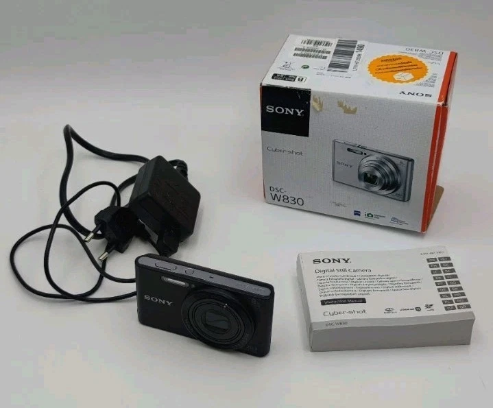 Sony Cyber-shot DSC-W830 20.1 MP Digitalkamera - Schwarz - Bild 1 von 4