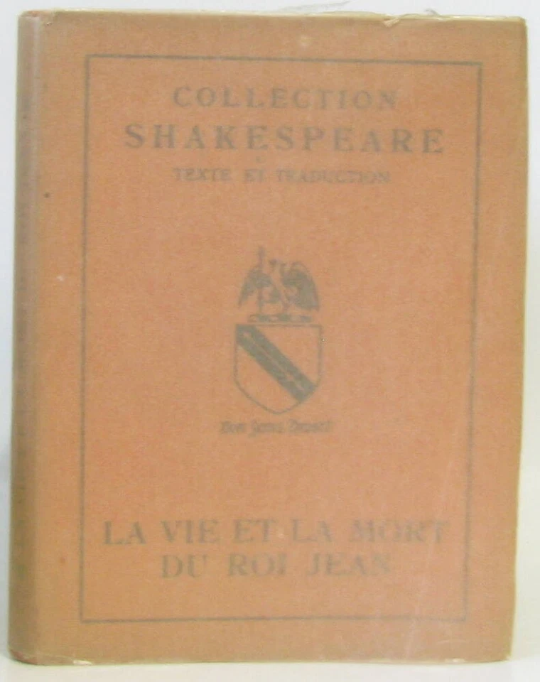 La vie et la mort du Roi Jean | Shakespeare William | Bon état - Photo 1/1