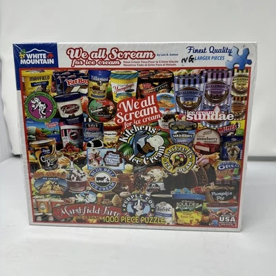 White Mountain We All Scream for Ice Cream 1000 Piece Puzzle - Image 1 of 4