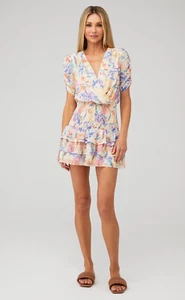 AMANDA UPRICHARD Nala Mini Dress in Floressence Size: M - Picture 1 of 10