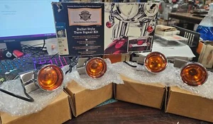 OEM Harley Davidson Amber Bullet Turn Signal Kit NOS FLHT Electra Glide 69337-03 - Picture 1 of 7