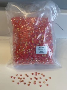 Bulk 30,000 5m Flat Back Rhinestones Gems Siam Red Glitter Round Nail Art Crafts - Picture 1 of 5