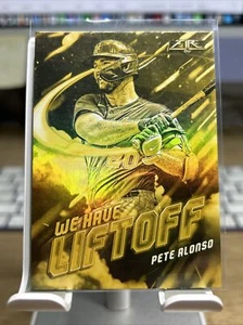 2021 Topps Fire - We Have Liftoff Gold Minted #WHL-11 Pete Alonso - Mets - Picture 1 of 2