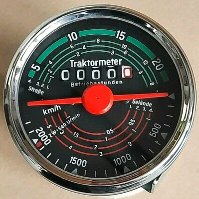 Traktormeter Tacho passend für Fendt Geräteträger F 230 GT, F 231 GT Neu   60501 - Bild 1 von 2