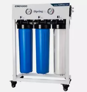 iSpring CRO1000 4-Stage Tankless Commercial Reverse Osmosis Water Filtration Sys - Picture 1 of 3