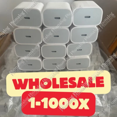  Lote 1-1000 Adaptador de Corriente Cargador de Pared USB-C de 20W para iPhone 15 14 13 12 11 Pro X Foto 1 de 4