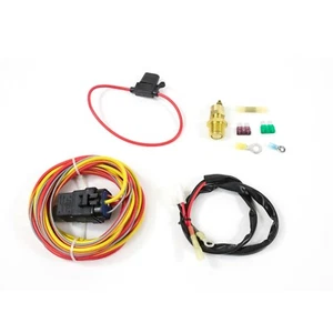 HC7108 Electric Cooling Fan Wiring Install Kit 185/165 Thermostat 50 Amp Relay - Picture 1 of 1