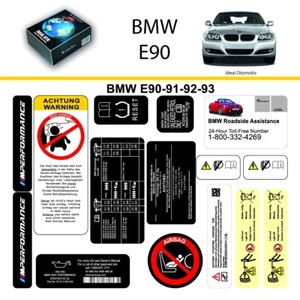 Decal Sticker For All Models Engines For Bmw 3 Serie E90 E91 E92 E93 - Picture 1 of 2