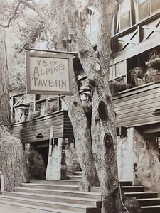 RPPC 1920er Ye Alpine Tavern Postkarte Mt Lowe Louis Kowski Pasadena Kalifornien - Bild 1 von 4