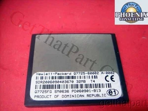 HP 9200C 32M Compact Flash CF Memory Card Q7725FG Q7725-60002 - Picture 1 of 1