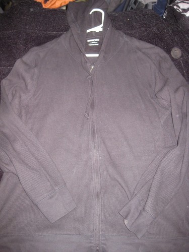 Felpa con cappuccio e zip intera MICHAEL KORS uomo nera (GRANDE) USATA