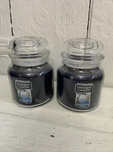 NEW~ Yankee Candle Glass Container- Mediterranean Breeze~ Fresh Scent~ 14.5 Oz - Picture 1 of 5
