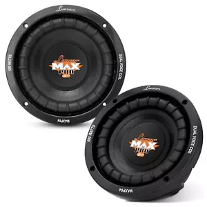 Lanzar 6.5” Car Subwoofer Speaker - Black Non-Pressed Paper Cone, Aluminum Vo... - Picture 1 of 7