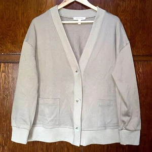 Cárdigan para mujer Grade & Gather S/M de gran tamaño beige neutro suéter Lagonlook - Imagen 1 de 8