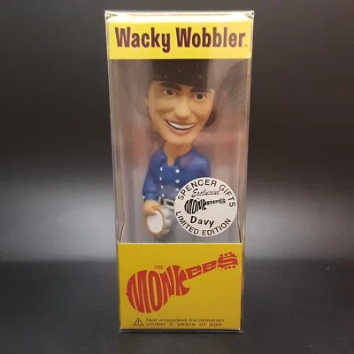 FUNKO THE MONKEES DAVY JONES LIMITED ED EXCLUSIVE WACKY WOBBBLER BOBBLE HEAD - Image 1 of 4