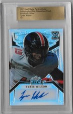 TYREE WILSON 2023 Leaf Metal XRC AUTO 1/1 Prismatic Silver Pre-Production Proof