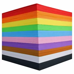 EVA Foam Sheets Handicraft 7.5" X 7.5" Crafting Sponge Paper Art Craft DIY 60 Pc - Picture 1 of 7