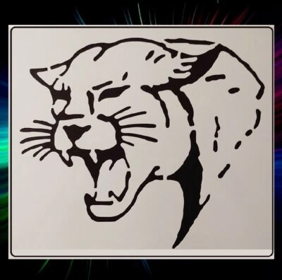 Logotipo de gato salvaje Cougar Wildcat, plantilla, plantilla Foto 1 de 2