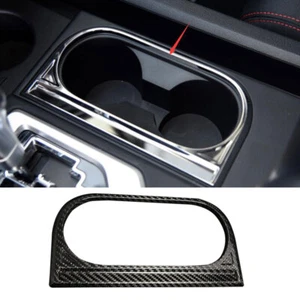 For Toyota Tundra 2014-2021 Dry Carbon Fiber Middle Console Drinking Glass Trim - Bild 1 von 6