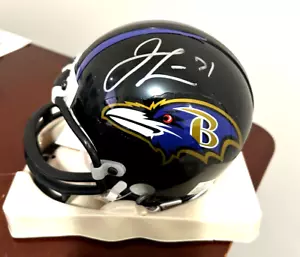 2000 Bowman Reserve Jamal Lewis Autographed Mini Helmet Topps COA - Picture 1 of 3