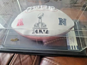 NFL Super Bowl XLVI Full Size Football Indianapolis 2012 mit Ticket - Bild 1 von 1