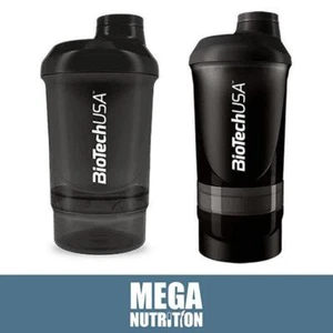 Biotech USA Accessori Onda + Shaker di Proteine 300ml 150ml Fondo Contenitore) - Picture 1 of 10