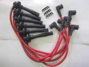 94 96 97 00 Chrysler Cirrus DOHC High Performance 9.3MM Spark Wires Lead Red - Picture 1 of 6
