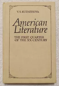 American Literature The First Quarter 20th Century 1987 Textbook For Russians - Picture 1 of 11